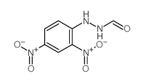 N-[(2,4-dinitrophenyl)amino]formamide structure