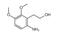 Benzeneethanol, 6-amino-2,3-dimethoxy- (9CI)结构式