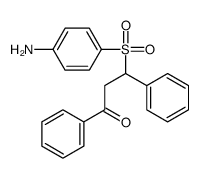 3-[(4-A氨基苯)磺酰]-1,3-二苯基-1-丙酮结构式