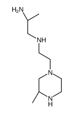 (2S)-1-N-[2-[(3S)-3-methylpiperazin-1-yl]ethyl]propane-1,2-diamine结构式
