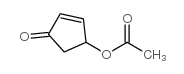 4-Acetoxy-2-cyclopenten-1-one结构式