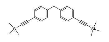 bis(4-((trimethylsilyl)ethynyl)phenyl)methane Structure