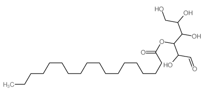 D-Glucose,3-octadecanoate Structure