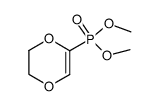 dimethyl(5,6-dihydro-p-dioxin-2-yl)phosphonate结构式