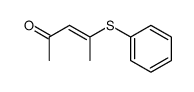 (E)-4-phenylthiopent-3-en-2-one结构式