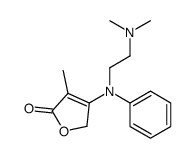 3-[N-[2-(dimethylamino)ethyl]anilino]-4-methyl-2H-furan-5-one Structure