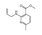 3-Pyridinecarboxylicacid,6-methyl-2-(2-propenylamino)-,methylester(9CI) Structure
