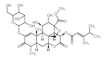 抗痢鸦胆子苷A结构式