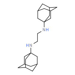 N,N'-bis(1-adamantyl)ethylenediamine structure