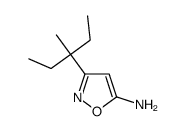 3-(1-Ethyl-1-methylpropyl)-5-isoxazolamine Structure