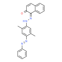 1-[[2,5-dimethyl-4-(phenylazo)phenyl]azo]-2-naphthol Structure