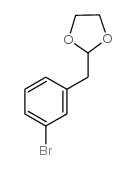2-(3-溴苄基)-1,3-二氧戊环结构式