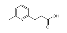 3-(6-Methyl-Pyridin-2-Yl)-Propionic Acid Structure