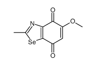 5-methoxy-2-methyl-1,3-benzoselenazole-4,7-dione Structure