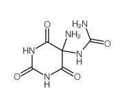 (5-amino-2,4,6-trioxo-1,3-diazinan-5-yl)urea结构式