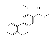 METHYL 3-METHOXY-9,10-DIHYDROPHENANTHRENE-2-CARBOXYLATE Structure