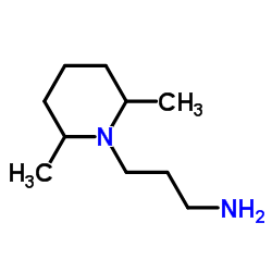 3-(2,6-二甲基哌啶)-1-丙胺结构式
