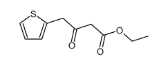 2-Thiophenebutanoic acid, .beta.-oxo-, ethyl ester Structure