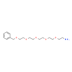 苄基-五聚乙二醇-氨基结构式
