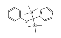 (phenyl(phenylthio)methylene)bis(trimethylsilane) Structure