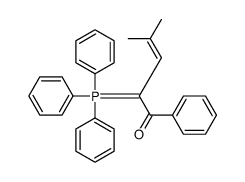 4-methyl-1-phenyl-2-(triphenyl-λ5-phosphanylidene)pent-3-en-1-one Structure