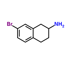 7-Bromo-1,2,3,4-tetrahydronaphthalen-2-amine Structure