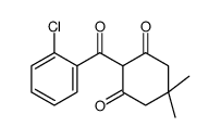 2-(2-chlorobenzoyl)-5,5-dimethylcyclohexane-1,3-dione Structure