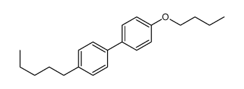 1-butoxy-4-(4-pentylphenyl)benzene结构式