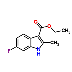 Ethyl 6-fluoro-2-methyl-1H-indole-3-carboxylate structure