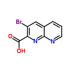 3-Bromo-1,8-naphthyridine-2-carboxylic acid picture