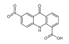 7-Nitroacridone-4-carboxylic acid Structure