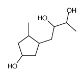 1-(4-hydroxy-2-methylcyclopentyl)butane-2,3-diol Structure