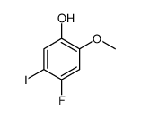 4-fluoro-5-iodo-2-methoxyphenol Structure