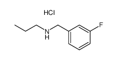 m-Fluorobenzyl-propyl-amine hydrochloride结构式