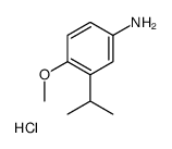 2-异丙基-4-氨基苯甲醚盐酸盐结构式