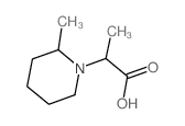 2-(2-甲基哌啶-1-基)丙酸结构式