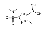 [1-(dimethylsulfamoyl)-3-methylpyrazol-4-yl]boronic acid Structure