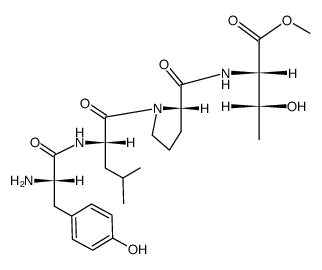 tyrosinyl-leucyl-prolyl-threonine methyl ester结构式