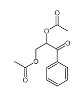 (2-acetyloxy-3-oxo-3-phenylpropyl) acetate结构式