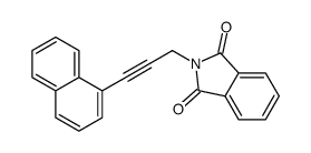 2-(3-naphthalen-1-ylprop-2-ynyl)isoindole-1,3-dione Structure