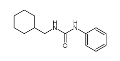N-cyclohexylmethyl-N'-phenyl-urea结构式