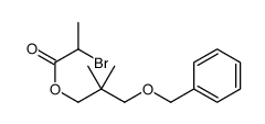 (2,2-dimethyl-3-phenylmethoxypropyl) 2-bromopropanoate Structure