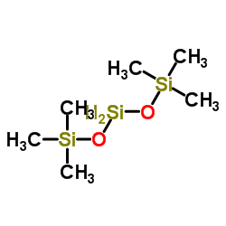 1,1,1,5,5,5-Hexamethyltrisiloxane Structure
