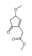 methyl 2-(3-methoxy-5-oxocyclopenten-1-yl)acetate Structure