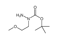 1-N-Boc-1-(2-methoxyethyl)hydrazine Structure