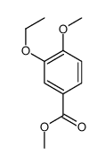 3-乙氧基-4-甲氧基苯甲酸甲酯结构式