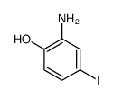 2-氨基-4-碘苯酚结构式