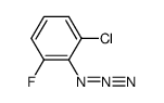 2-azido-1-chloro-3-fluoro-benzene Structure