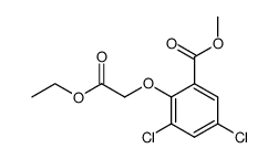 <2,4-Dichlor-6-methoxycarbonyl-phenoxy>-essigsaeureaethylester Structure