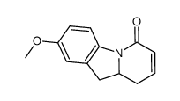 2-methoxy-9a,10-dihydro-9H-pyrido[1,2-a]indol-6-one结构式